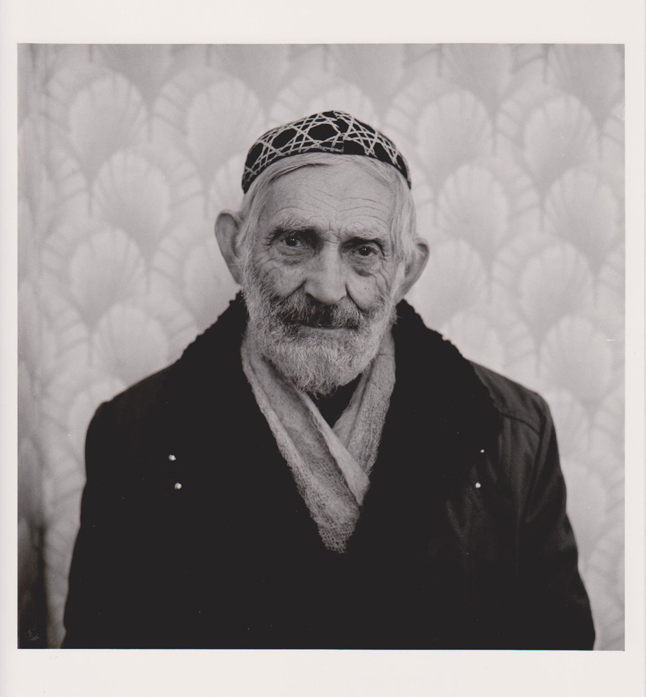 Portraitfoto aus der Serien „Mame Loschn“, alter Mann, Kasachstan 2000
